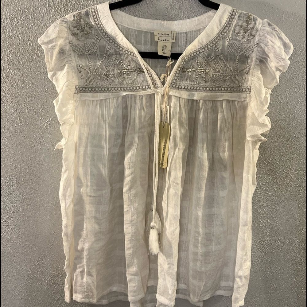 Nicole Miller Knit shirt, NWT💥 - Picture 3 of 5